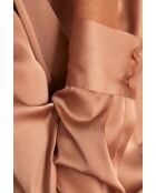 Marie Bl Uni taupe blouse