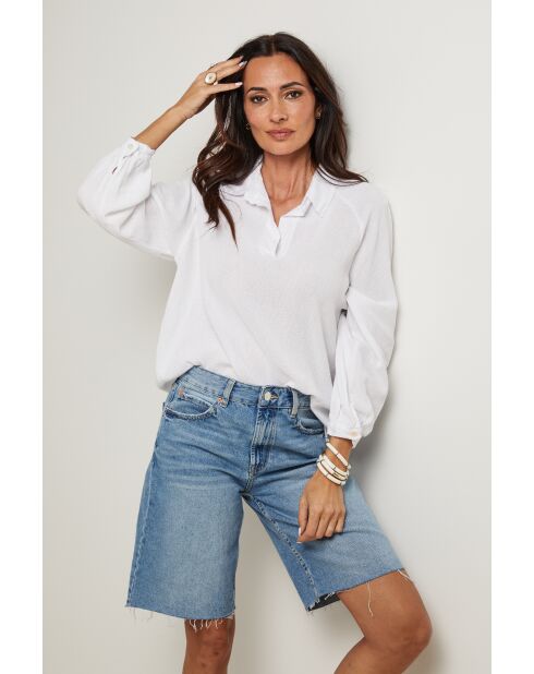 Top Yolina 100% Coton blanche