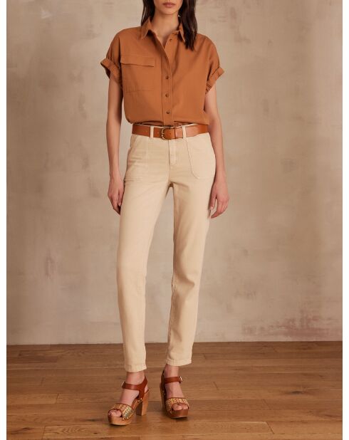 Nalla P Naturfarbene, überfärbte Hose