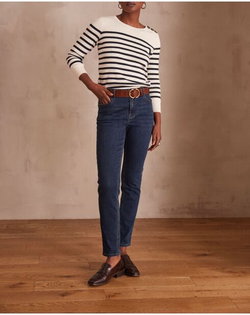 Suzy Slim Tm donkere indigobroek