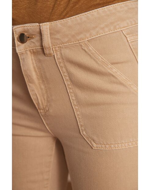 Nalla P Overdyed beigefarbene Hose