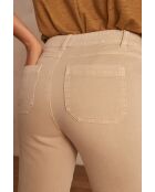 Nalla P Overdyed beigefarbene Hose