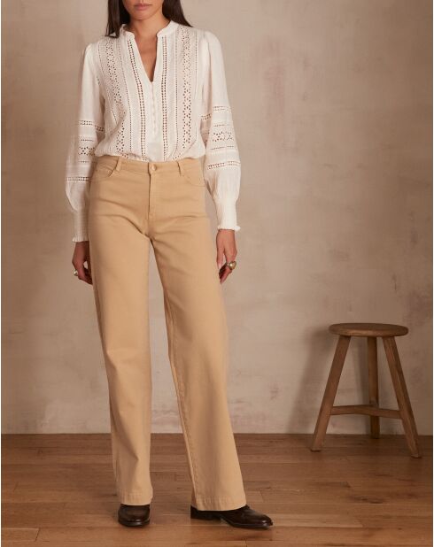 Sandy Overdyed beige broek