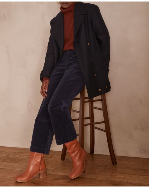 Moss P broek met fluwelen inkt