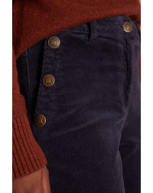 Moss P broek met fluwelen inkt