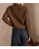 Maglione Clinton in tinta unita color kaki