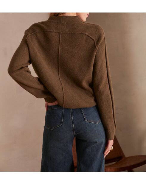 Maglione Clinton in tinta unita color kaki