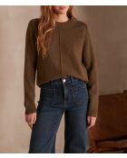 Maglione Clinton in tinta unita color kaki