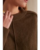 Maglione Clinton in tinta unita color kaki