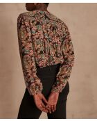 Misha Bl Imp zwarte blouse