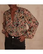 Misha Bl Imp zwarte blouse