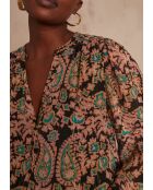 Misha Bl Imp zwarte blouse