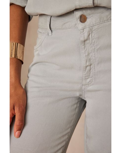 Sandy Bis broek met wijde pijpen light duck