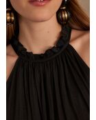 Top Pilar Top Satin H noir