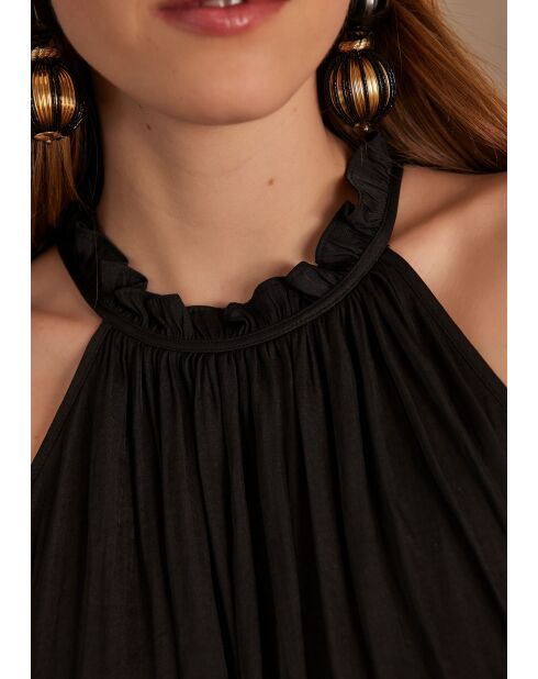 Top Pilar Top Satin H noir