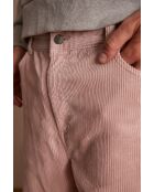 Pantalon Gaby P Velours mauve pale