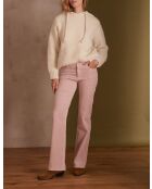 Pantalon Gaby P Velours mauve pale