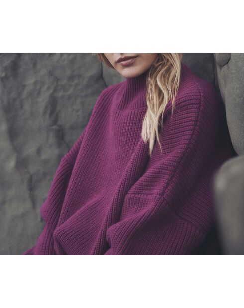 Maglione fucsia scuro Anael