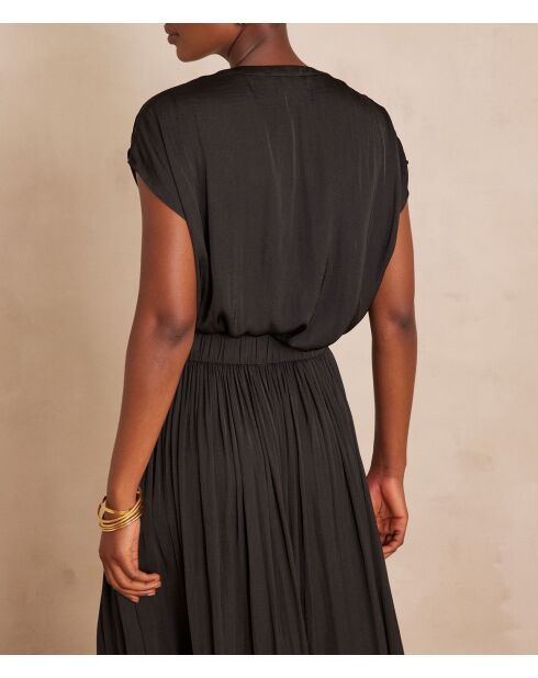 Phany Bl Uni schwarze Bluse