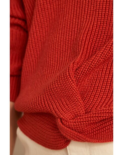 Maglione Madisson color corallo