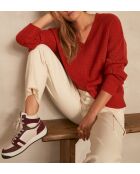 Maglione Madisson color corallo