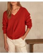 Maglione Madisson color corallo