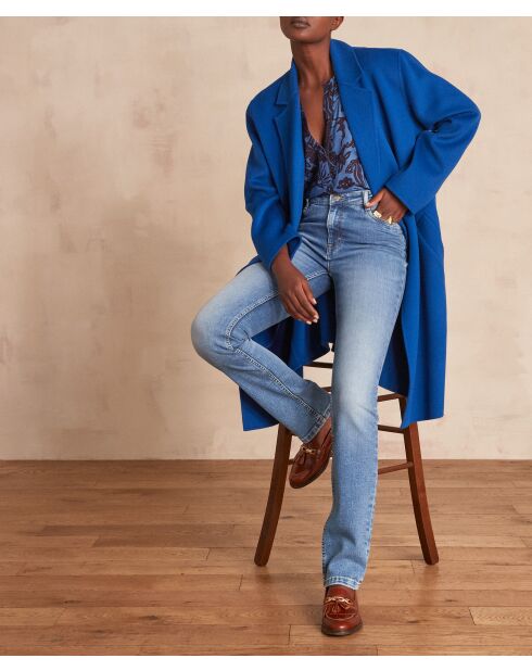 Sonia Straight Fit nieuwe licht gewassen broek