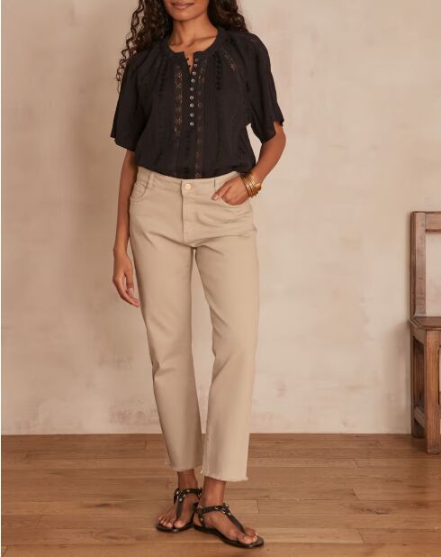 Patience Overdyed Sage broek