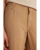 Beige broek Sandy Bis Wide Leg