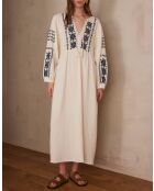 Lola R cremefarbenes Kleid