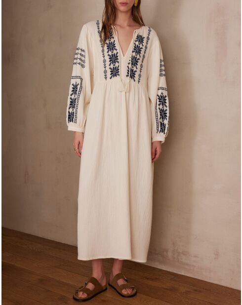 Lola R cremefarbenes Kleid