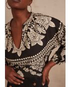 Coco Bl Imp Place schwarze Bluse