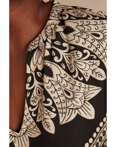 Coco Bl Imp Place schwarze Bluse