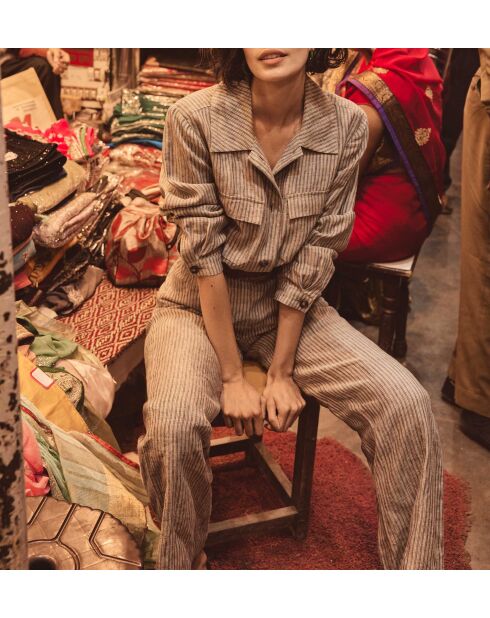 Pantalon Peter Combi chiné moyen