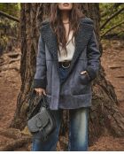 Odelie M Bouclette Wollfell, Anthrazit