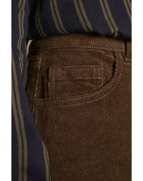 Khakifarbener Samtrock Birdy J