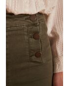 Oxan Overdyed kaki broek