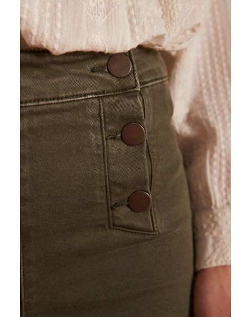 Oxan Overdyed kaki broek