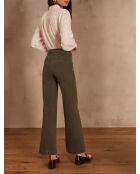 Oxan Overdyed kaki broek