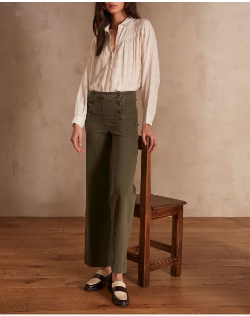 Oxan Overdyed kaki broek