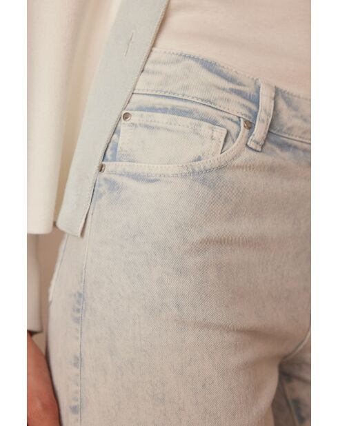 Sandy Bis hemelsblauwe broek met wijde pijpen