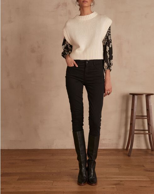 Sultan Slim 7/8 Sdc schwarze Hose