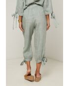 Top Daphné 100% Lin vert