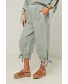 Top Daphné 100% Lin vert