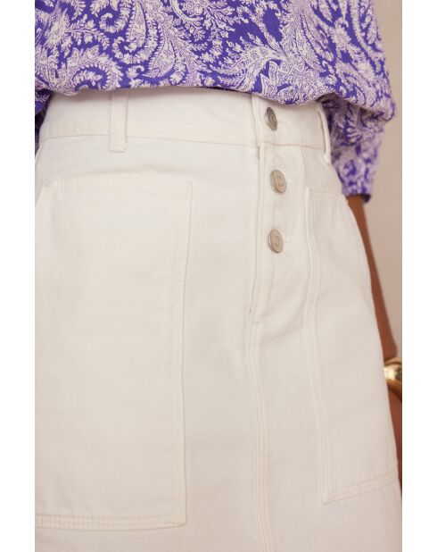 Witte spijkerrok Jinny J