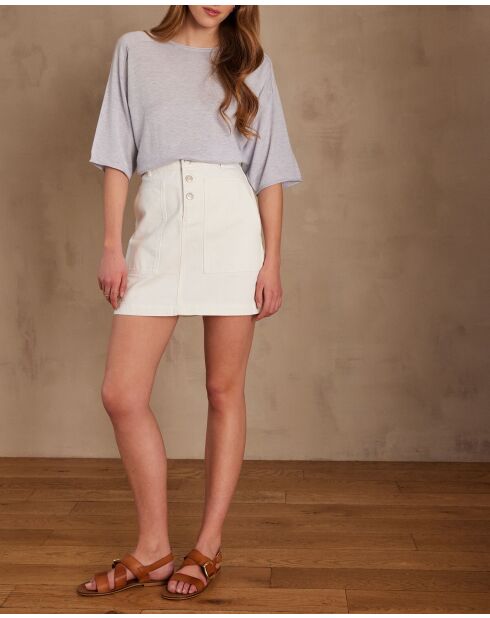 Witte spijkerrok Jinny J