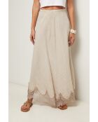Jupe Mirella 100% Lin beige