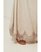 Jupe Mirella 100% Lin beige