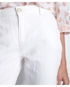 Ecrufarbene Hose Farel P