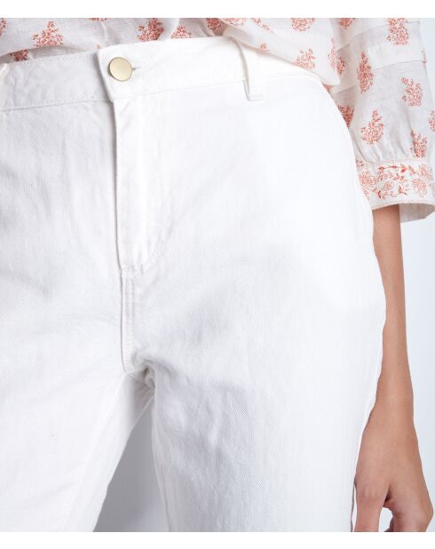 Ecrufarbene Hose Farel P